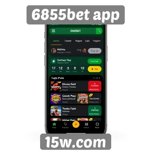 Interface do 6855bet app é fácil de navegar