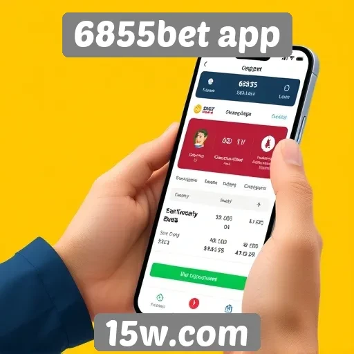 Experiência do usuário no design do 6855bet app